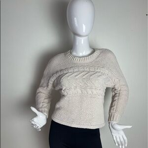 ⭐️REWIND woman’s sweater cream‎ size XS
